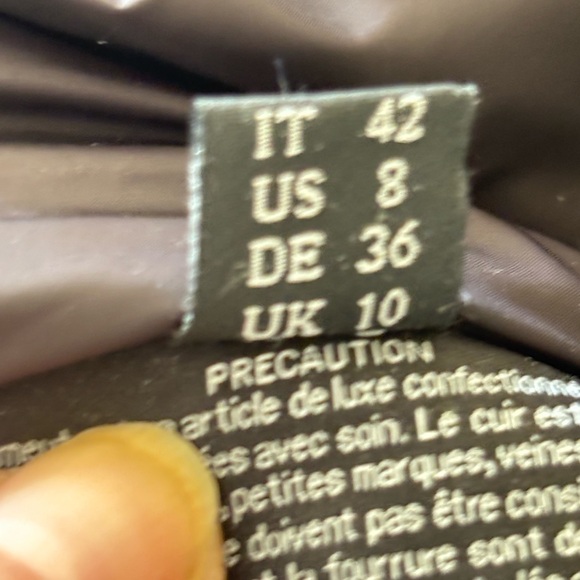 BLACK LONG PARKA PUFFER DOWN COAT WITH REAL FUR ON HOOD - Picture 6 of 9